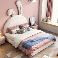 在飛比找蝦皮商城精選優惠-熱銷兒童兔子造型 兒童床 女孩床 單人床 卡通 兒童床 28