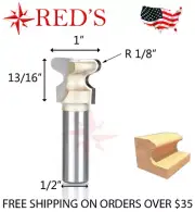 Tideway Carbide Pro LC15031608 1" Double Curve Finger 1/2" shank router bit