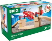 BRIO 33757 Lifting Bridge - Engaging Toy Train Accessory | Includes Wooden Track