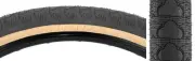 SE Bikes Bozack 29x2.4 Clincher Wire TPI 27 Black/Tan Reflective BMX Bike Tire