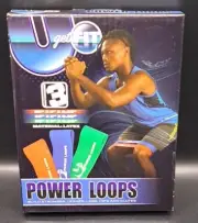 ~U Get FIT~ Power Loops Fitness Resistance Loops Bands ~3pk Latex Bands~