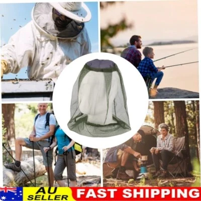 Net Mesh Protector Hat Outdoor Fishing Camping Mosquito Insect Head Fly Bee Bug