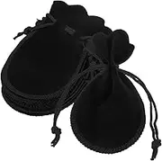 TOGEVAL 10PCS Velvet Drawstring Present Bags Small Present Containers for Jewelry Party Favors and Festivals for Weddings Birthdays Anniversaries and Christmas Celebrations