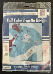 Full Color Iron-On Transfer Springtime in the Park Alma Lynne Design Plaid 57978