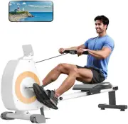 Rowing Machine Magnetic Rower Machines for Home Cardio Training 8 Levels Resista