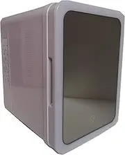 Mini Fridge 4 Liter AC/DC Portable Beauty Fridge Thermoelectric Cooler and Warmer for Skincare, Bedroom and Travel