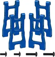 IWBR 4Pack Front Rear Lower Suspension Arms A-Arms Fit For Redcat Blackout XTE XBE SC Pro 1/10 RC Monster Truck Upgrade Parts (Color : Blue)