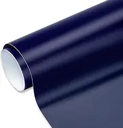 VINYL FROG Matte Navy Blue Permanent Adhesive Vinyl Roll 12"x10ft for Bottle and Glass Decoration