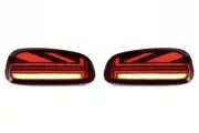 Rear Lights Set LED Union Jack Dark Red For Mini Clubman F54 15-23 Lamp Pair