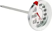 AH1 Stainless Steel Oven Safe Meat Thermometer, Extra Large 2.5-Inches Dial, Tem