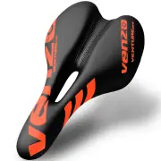 Venzo Comfortable Bike Bicycle Saddle Seat - For MTB, Road, Exercise, Trekking, Folding, Hybrid & Cruiser Bikes - XC Saddle Seat