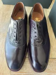 NIB Rare Alden Shell Cordovan Saddle Shoes 9D #8 NIB Preppy IVY