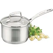Scanpan Impact 14cm/1.2L Stainless Steel Saucepan Round w/ Lid Cookware Silver
