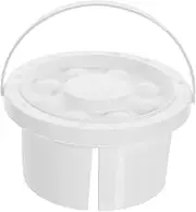 LOLIPPYY Convenient Portable Paint Brush Cleaner Compact Water Bucket and Holder for Easy Painting Cleanup Reusable Brush Washer for Watercolor Art Supplies