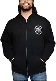 [HARLEY-DAVIDSON] Men's Divided H-D Zip-Up Fleece Hooded Sweatshirt - Black