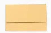 Exacompta - Ref PW5-YLWZ - Guildhall - 3/4 Flap Legal Document Wallet - Foolscap for A4 Documents, 35mm Gusset, 315gsm Heavyweight Manilla - Yellow (Pack of 25)
