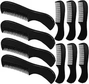 10pcs Pocket Sized Beard Comb Plastic Grooming Comb for Men for Easy Beard and Hair Styling Elegant Design for Everyday Use