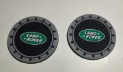 2pc Car Cup Holder Coaster Nonslip Silicone Waterproof Pad