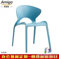 在飛比找Yahoo!奇摩拍賣優惠-現代簡約PP塑料一體成型餐椅戶外休閑椅可堆疊出口貿易餐椅- 