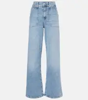 [Frame] Frame Modern Pocket high-rise wide-leg jeans 31 blue