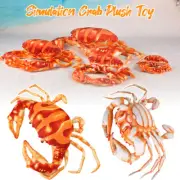 Simulation Crab Plush Toy Soft Crab Stuffed Animal Doll Home Decor Sofa Pillow