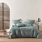 Linen House Isadora Petrol Doona Quilt Cover Set Queen, King, Super King Sizes