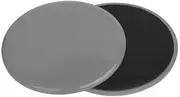 Vaveren Sided Exercise Sliders for Total Body Fitness - Bundle of 6, Gray, 2 Pcs