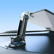 cuarko Starlink Mini Car Mount for Dashboard, Black Plastic Dashboard Mount with Angle-Adjustable, Secure Hold and Suction Cup for Stable Connection While Driving