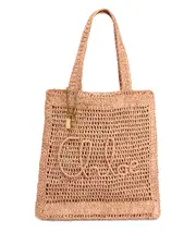 Chloe Summer Banana Raffia Tote