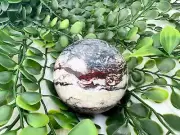 Ocean Jasper Sphere - UNIQUE Ocean Jasper Crystal Ball - 2.25" Ocean Jasper