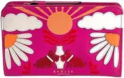 [RADLEY] London Womens Medium Leather Rising Sun Bifold Purse Wallet in Bright Pink, Boathouse, M, Classic