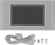 HMI Touch Screen, 4.3in Color Human Machine Interface, Water Resist Touch Panel Display, Industrial Resistive Touch Screen for PLC