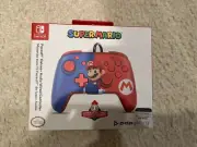 New PDP REMATCH Enhanced Wired Nintendo Switch Controller - Super Mario Edition