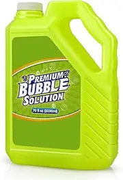 Bubble Solution Refill - 70 Ounce Premium Bubble Liquid Refills for Bubble Machine, Wand, Gun, Blower at Wedding and Party - Bubbles Toy for Kids Toddlers Boys Girls (with Portable Handle)
