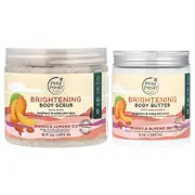 Petal Fresh, Brightening Set, Mango & Almond Oil, 2 Piece Set