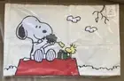 Pottery Barn Peanuts Snoopy Christmas Holiday Lumbar Pillow Cover 16 x 26" New