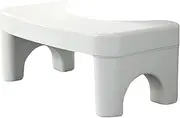 Toilet Stool Splicable Pot Step Stool Sitting Posture Foot Stool Bathroom Toilet Pot Stool for Adults Pregnant Woman White pe 1