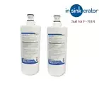 2 x Insinkerator F-701R Premium Compatible Water Filter 1100 3300 F701R USA