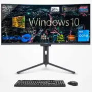 Aio All IN One I5 34 " Curved 4k Win10 Gpu Gtx1650 16gb 480gb Editing PC Gaming_