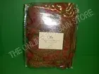 Pottery Barn Marcelle Paisley Floral Linen Bed Bedroom Duvet Cover Twin Red