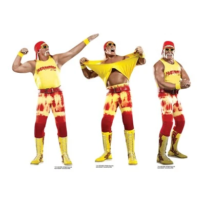 Hulk Hogan WWE Table Top Cardboard Cutouts Party Pack of 3 Desk Standees 30cm