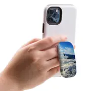 Kickstand Grip AddOn, Universal Phone Holder, Sky Clouds From Plane
