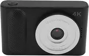 Digital Camera 48MP 4K, Auto Focus Compact Camera with 2.4 Inch Screen, 16X Digital Zoom, Vlogging Camera for Teens Beginners (Black)