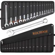 Combination Wrench Set,32-Piece Chrome Vanadium Steel Wrench Set 12-Point SAE...