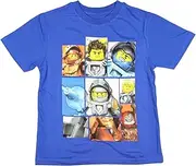 [LEGO] Nexo Knights Good Vs. Evil Boys Shirt 4-16 (XL 14/16) Royal Blue