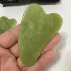 Natural Jade Guasha Scrapping Plate Gua Sha Massager Face Meridian Scrapping _we