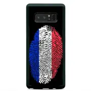 France Flag Fingerprint Case Cover Samsung Galaxy S23 S22 Plus Ultra S21+ S20