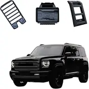 Roof Rack Basket Cargo Side Mounted Gear Box Tool Box Foldable Liftable Ladder Compatible for HAVAL Raptor 2020-2024