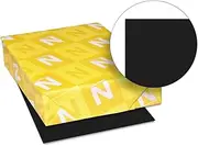 Neenah Paper 22321 Color Paper, 24lb, 8 1/2 x 11, Eclipse Black, 500 Sheets