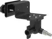 [Holicfun] Outdoor Security Camera Gutter Mount, Universally Compatible with Ring, Blink, Eufy, Wyze, Google Nest, Arlo, Simplisafe, and More (Down Version, Black), HF0363
